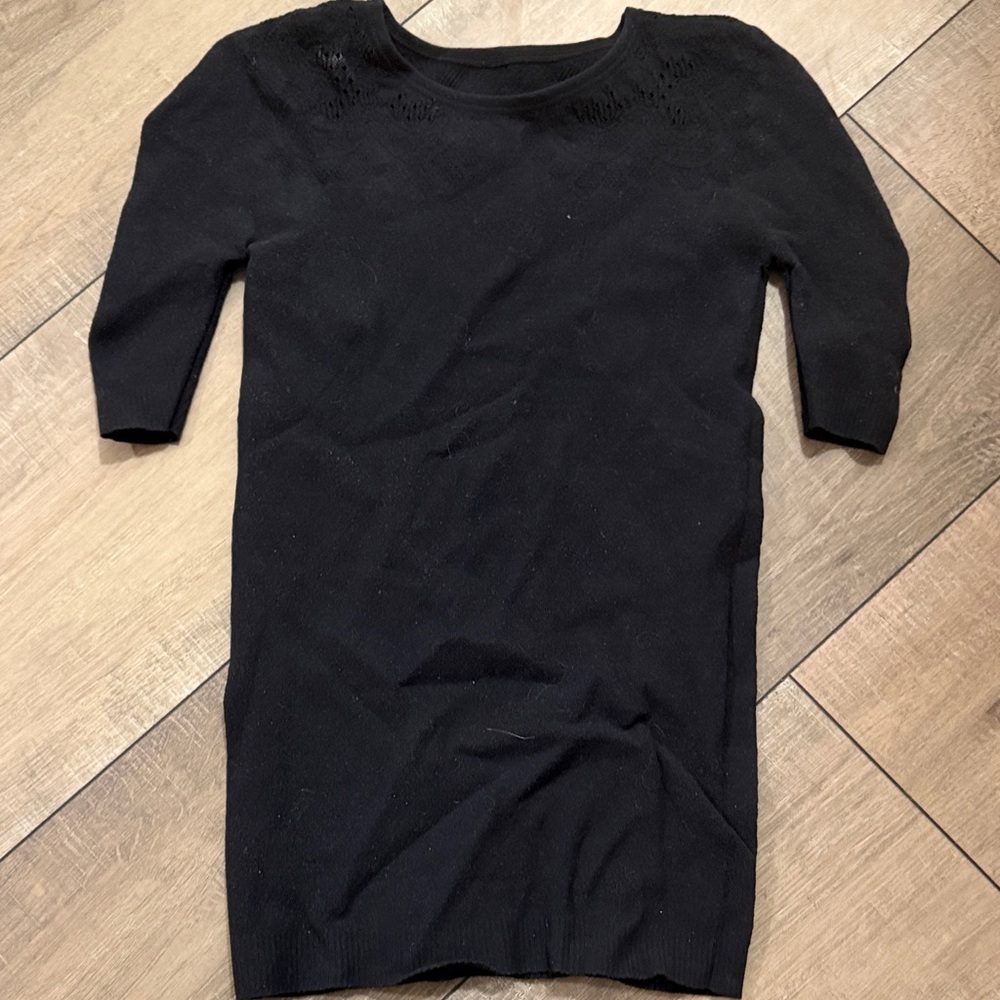 Black Crew Neck Sweater